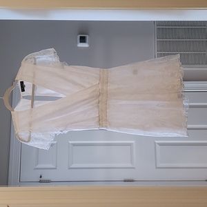 White Romper with Lace